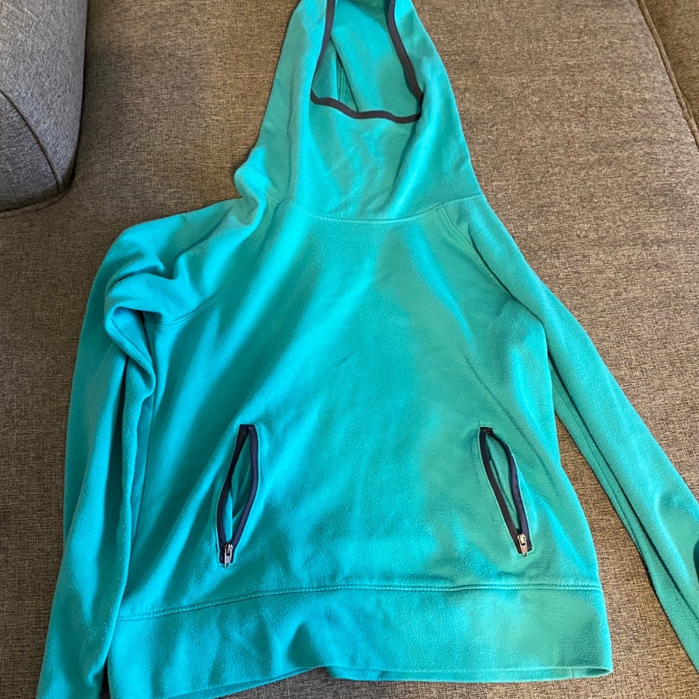 Aqua women’s hoodie.